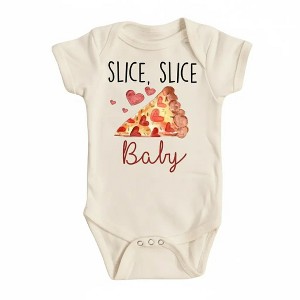 Pizza Slice Newborn Baby Onesie® Bodysuit GS1 - 1 of 4