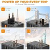 Universal Travel Adapter, GaN 65W International Plug Adaptor with 4 USB (2 USB-C), Worldwide Power Outlet for US, EU, UK, AUS, Ireland (Type C/G/A/I) - 2 of 4