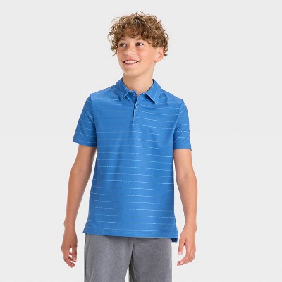 Boys' Textured Golf Polo Shirt - All In Motion™