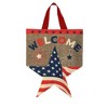 Briarwood Lane Summer 4th of July Door Hanger 18x12 American Star Burlap For 4th of July Door Hanger - 3 of 3