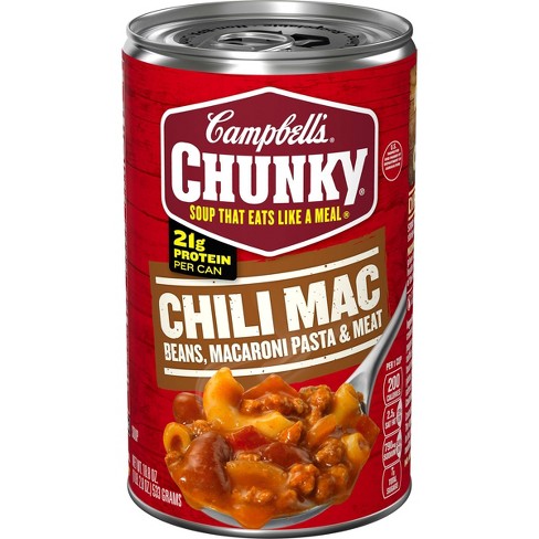 Campbell S Chunky Chili Mac Soup 18 8oz Target