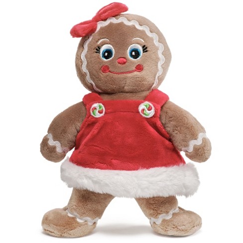 Bearington Holly Ginger Gingerbread Plush, 10 Inch Christmas Doll, Christmas Stuffed Gingerbread Gift for Toddlers, Kids & Teens - image 1 of 4