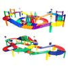 PICASSO-TILES Race Track Magnetic Tiles for Kids, 50PCS with 2 Racing Cars, Construction STEM Building Blocks Educational Toy - 3 of 4
