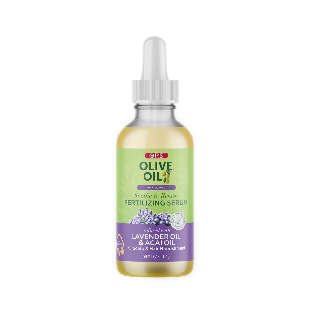 Photos - Manicure & Pedicure Tools ORS Olive Oil Braidzone Soothe & Renew Fertilizing Serum - 2 fl oz