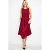 WEST K Women's Elowen Smocked Bodice Knit Midi Dress - 3 of 4