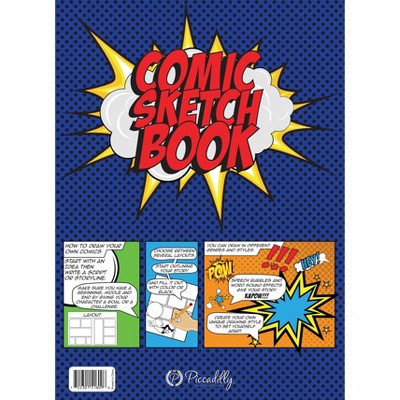 Comic Sketch Coloring Book - Piccadilly