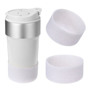 Unique Bargains Silicone Anti-Slip Protective Reusable Water Bottle Boot 2 Pcs - 1 of 4
