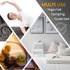 Zermatte Memory Foam Camping Mattress Pad | Portable Roll Up Mat for Tent, Car | Single, Twin, Kids Guest Bed w/Removable Waterproof Cover, Travel Bag - 3 of 4