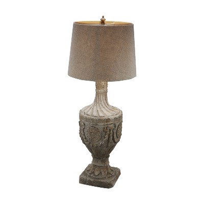 31" Final Table Lamp Antique White - A&B Home