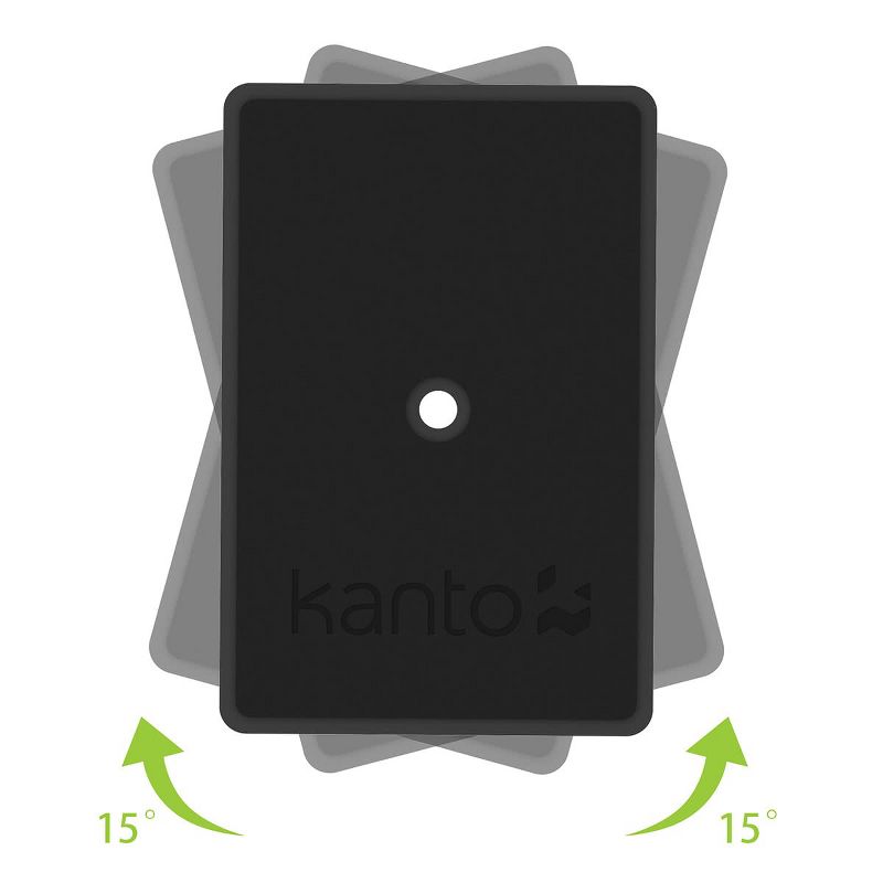 Kanto YU6 Powered Bookshelf Speakers with Bluetooth (Matte Black) with SP9 Desktop Stands (Black), 4 of 16
