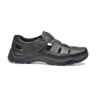Men's Closed Toe Leather Sandals - Pazstor