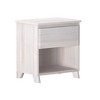 Max & Lily Nightstand, Solid Wood Bedside Side Tables with Storage Drawer for Bedroom - 2 of 4