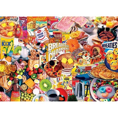 Masterpieces Inc Flashbacks Breakfast Of Champions 1000 Piece Jigsaw ...