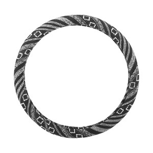 Unique Bargains Universal Baja Decor Car Steering Wheel Cover 40cm 16" Black 1 PC - 1 of 4