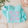 Simply Sage Market S.W.Smiley Smiley Face Coquette Chart Lightweight Garment Dyed Sweatshirt - 3 of 4