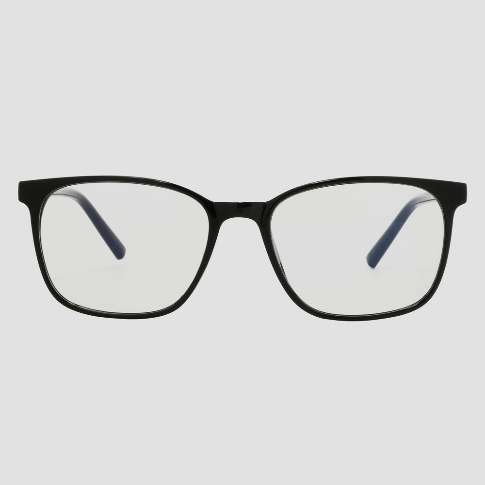 Men Platic Square Blue Light Filtering Glae - Original Ue Black