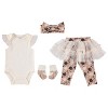 Chick Pea Baby Girl bodysuit With Slogan Callout - 2 of 4
