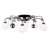 CWI Lighting Element 9 Light Flush Mount With Polished Nickel Finish - 4 of 4