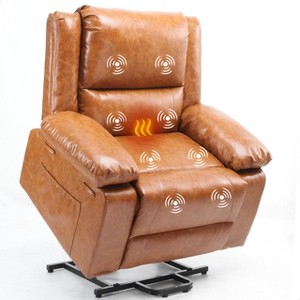 ODK Oversized Electric Lift Recliner Chair, PU Leather Power Lift Recliner for Elderly & Mobility Impaired, Heavy Duty Lift Chair for Seniors - 1 of 4