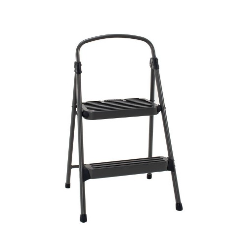 Folding 2 step discount stool with handle