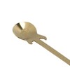 Unique Bargains Spoon Dishwasher Safe Small Guitar Spoon 304 Stainless Steel 4.7" 1 Pc - 4 of 4