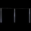 Northlight Set of 10 Transparent Dripping Icicle Snowfall Christmas Light Tubes - 14 ft Clear Wire - 3 of 4