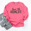 Simply Sage Market Livin' the Mom Life Leopard Garment Dyed Long Sleeve - 3 of 4
