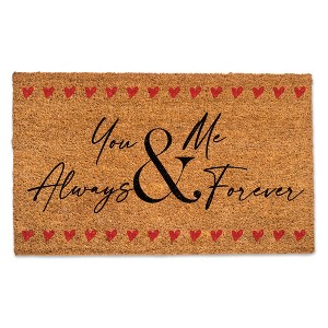 Creative Products You & Me Always & Forever 30 x 18 Door Mat - 1 of 1