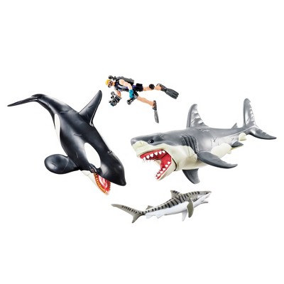 Animal Planet Mega Shark And Orca Encounter Target - roblox dinosaur killer whale games