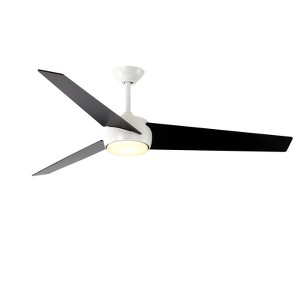 Warmiplanet 60' Ceiling Fans with Lights and Remote Control, White, DC Motor, 3 blades - 1 of 4