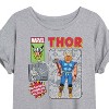 Women's - Marvel - Thor Action Figure Oversized Graphic T-Shirt - 2 of 4