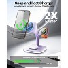HTUTWOO Charging Station, Magnetic Wireless Charger, 5 in 1 Fast Mag-Safe Wireless Charger Stand for iPhone, Apple Watch and Airpods - 2 of 4