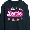 Men's - Barbie - Movie Logo Icons Long Sleeve Graphic T-Shirt - 2 of 4
