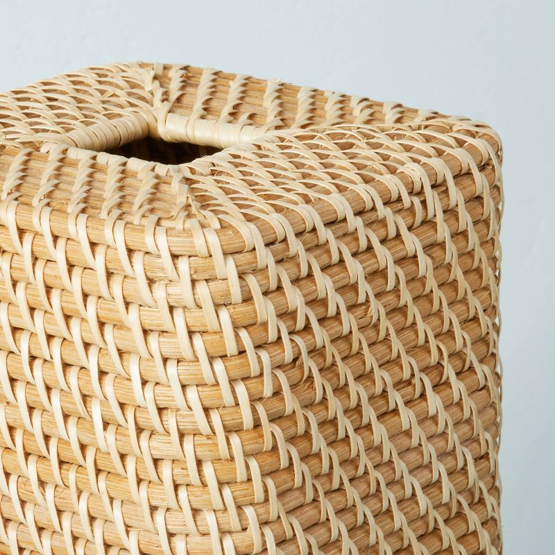 Woven Tissue Box Cover Natural - Hearth &#38; Hand&#8482; with Magnolia, 5 of 11