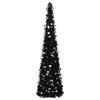 vidaXL Pop-up Christmas Tree Black PET - 6 x 1 ft - 2 of 4