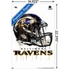Trends International NFL Baltimore Ravens - Drip Helmet 20 Unframed Wall Poster Prints - 3 of 4