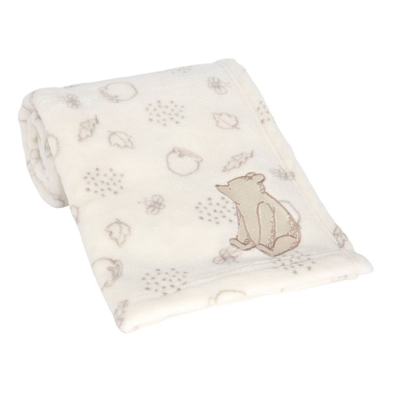 Lambs &#38; Ivy Disney Baby Winnie The Pooh Appliqued Fleece Baby Blanket, 3 of 5