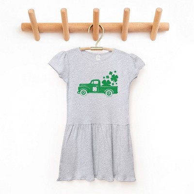 The Juniper Shop Shamrock Truck Toddler Graphic Dress