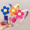 MyKids-Usa Girls Plastic Flower Decoration Fabric Headband - 3 of 3