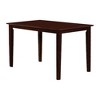 Samuel 47" Dining Set Espresso and Microfiber - Acme Furniture: Wood Frame, 4-Seat Capacity, 60-Day Warranty - image 4 of 4