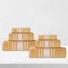 Zero Twist Cotton Solid and Jacquard Bathroom Towel Set by Blue Nile Mills - 2 of 4