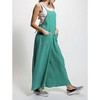 Women's Teal My Lungs Give Out Overalls - Easel - 2 of 4