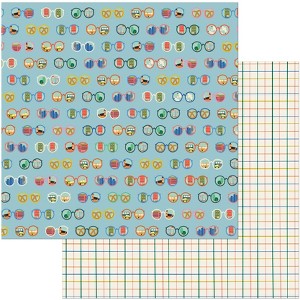 American Crafts Patterned Double-Sided Cardstock 12"X12" - 1 of 2