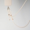 Hello Lux Nylon Rope Phone Crossbody Strap with Gold Accents - Beige - 3 of 4