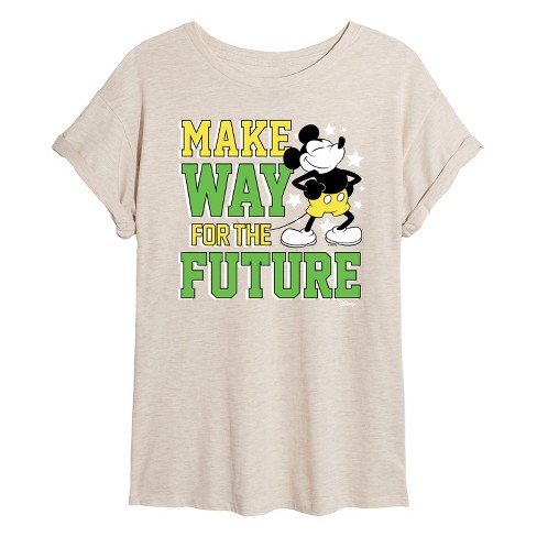 Women's - Disney - Make Way For The Future Oversized Graphic T-Shirt - image 1 of 4