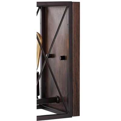 Norris 10.5" Bronze Industrial Rustic LED Wall Sconce