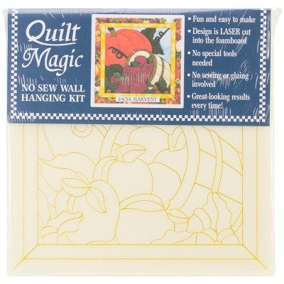 Quilt-Magic No Sew Wall Hanging Kit-Harvest