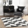 Nuloom Avery Herringbone Cozy Shag Black & White Indoor Area Rug - 2 of 4