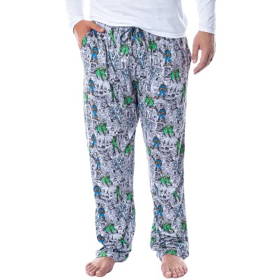 Marvel Mens' Comic The Avengers Villain Vintage Comic Sleep Pajama Pants Multicolored