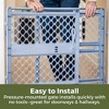 Toddleroo by North States Renew 100% Recycled Plastic Baby Gate 26"-42" - Slate Blue - 4 of 4
